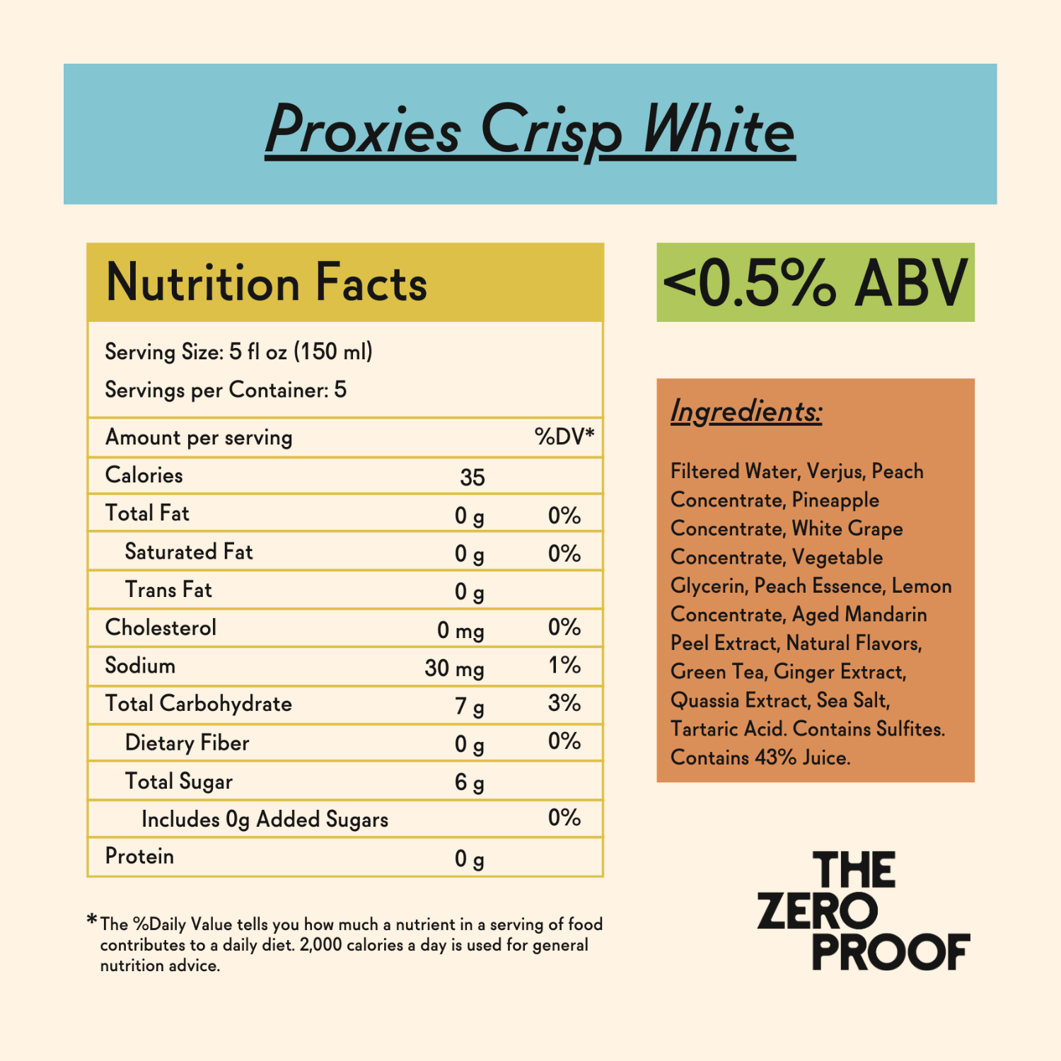 Proxies Crisp White - The Zero Proof
