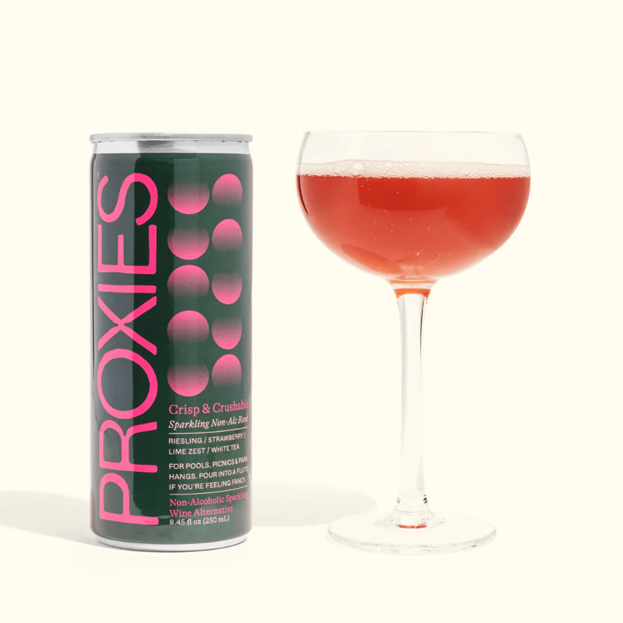Proxies Proxies Crisp & Crushable Sparkling Rosé Cans (4 - pack) - The Zero Proof