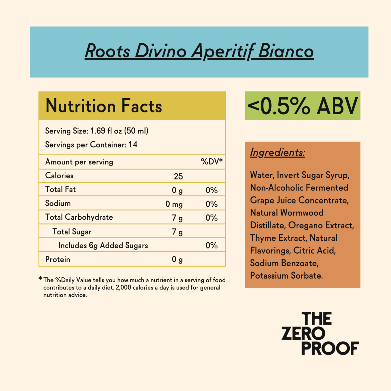 Roots Divino Aperitif Bianco - The Zero Proof