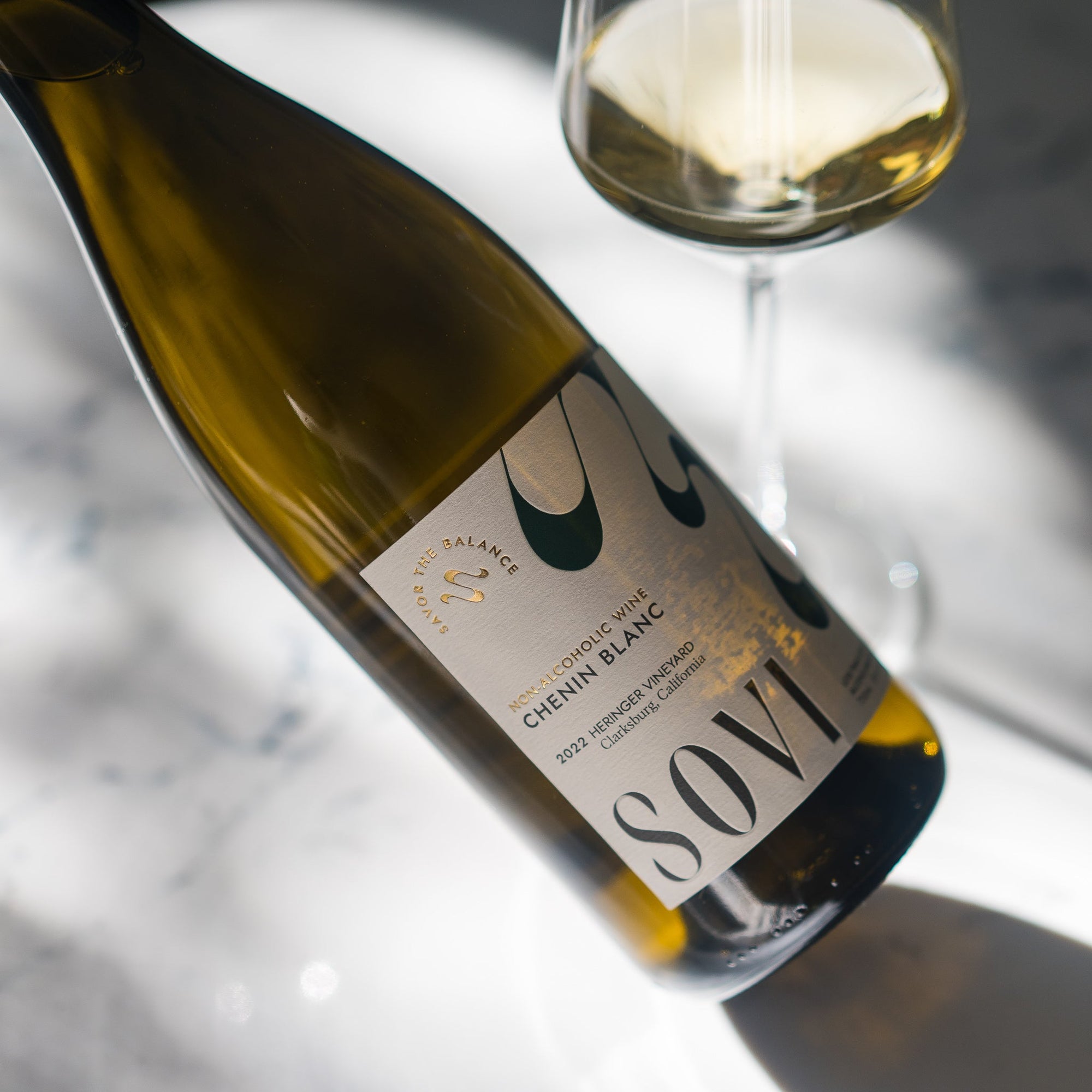 Sovi Reserve Chenin Blanc Non - Alcoholic Wine - The Zero Proof