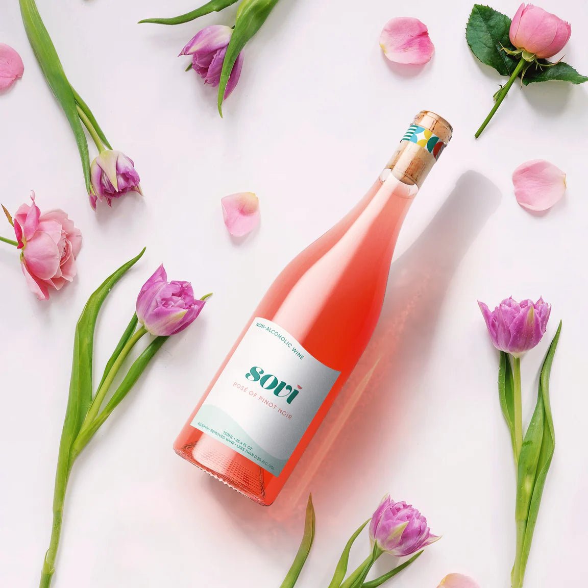 Sovi Rosé of Pinot Noir (750 ml) - The Zero Proof