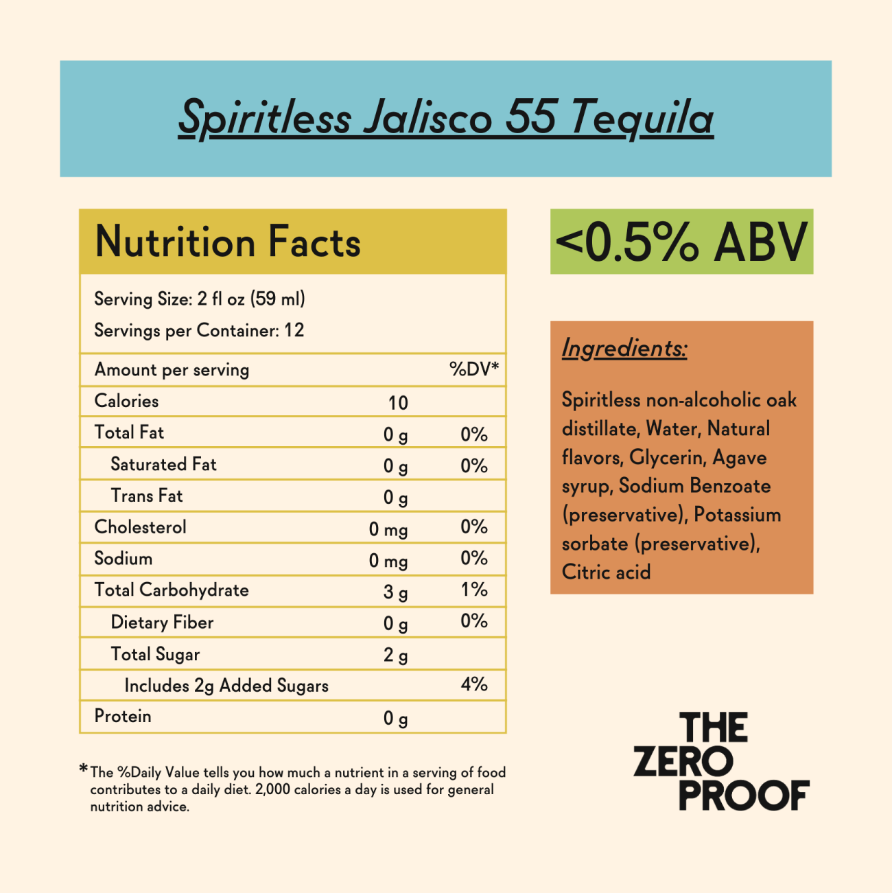 Spiritless Jalisco 55 Tequila - The Zero Proof