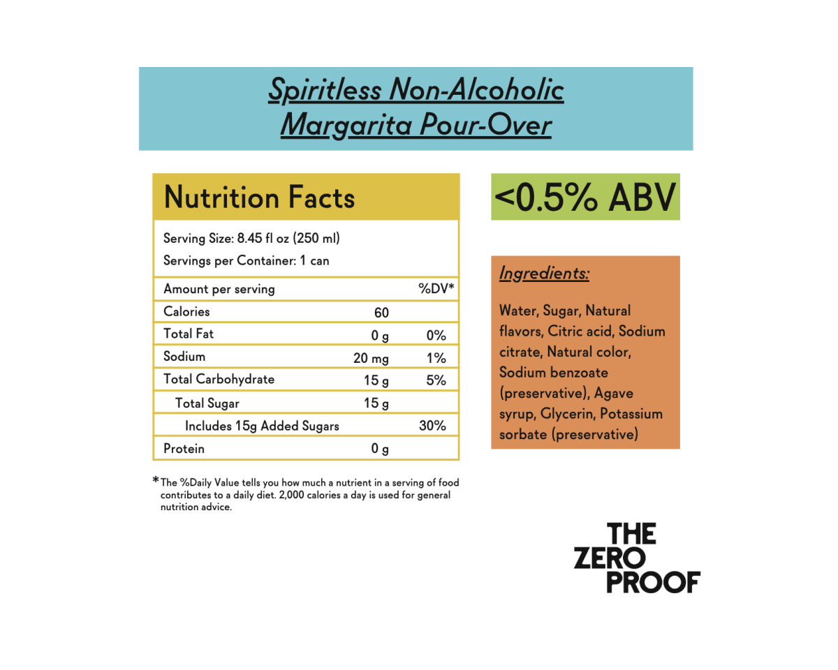 Spiritless Non - Alcoholic Margarita Pour - Over - The Zero Proof
