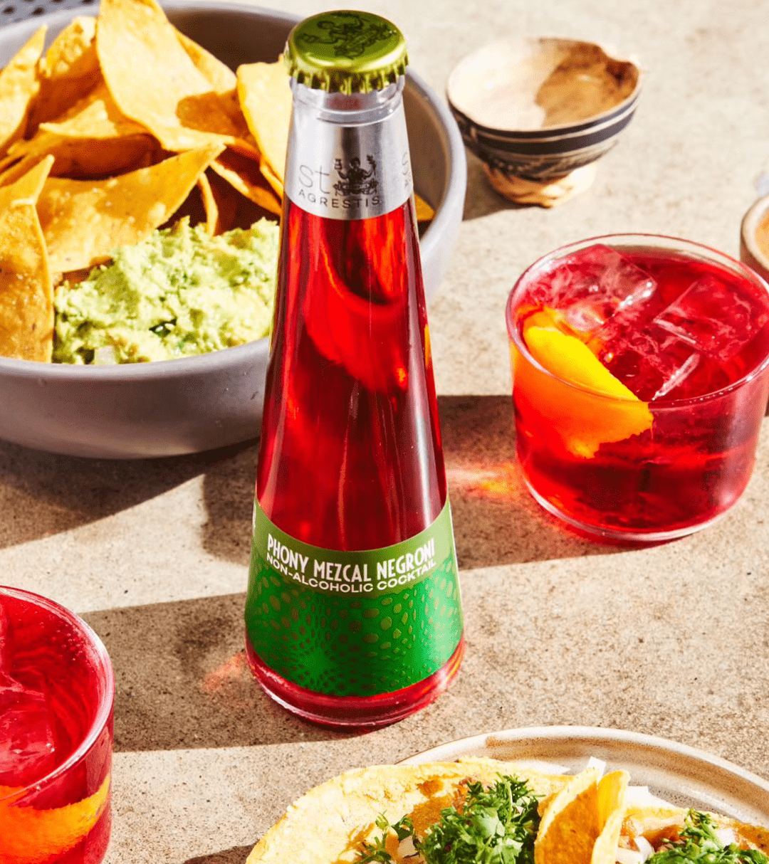 St. Agrestis Phony Mezcal Negroni Non - Alcoholic Cocktail - The Zero Proof