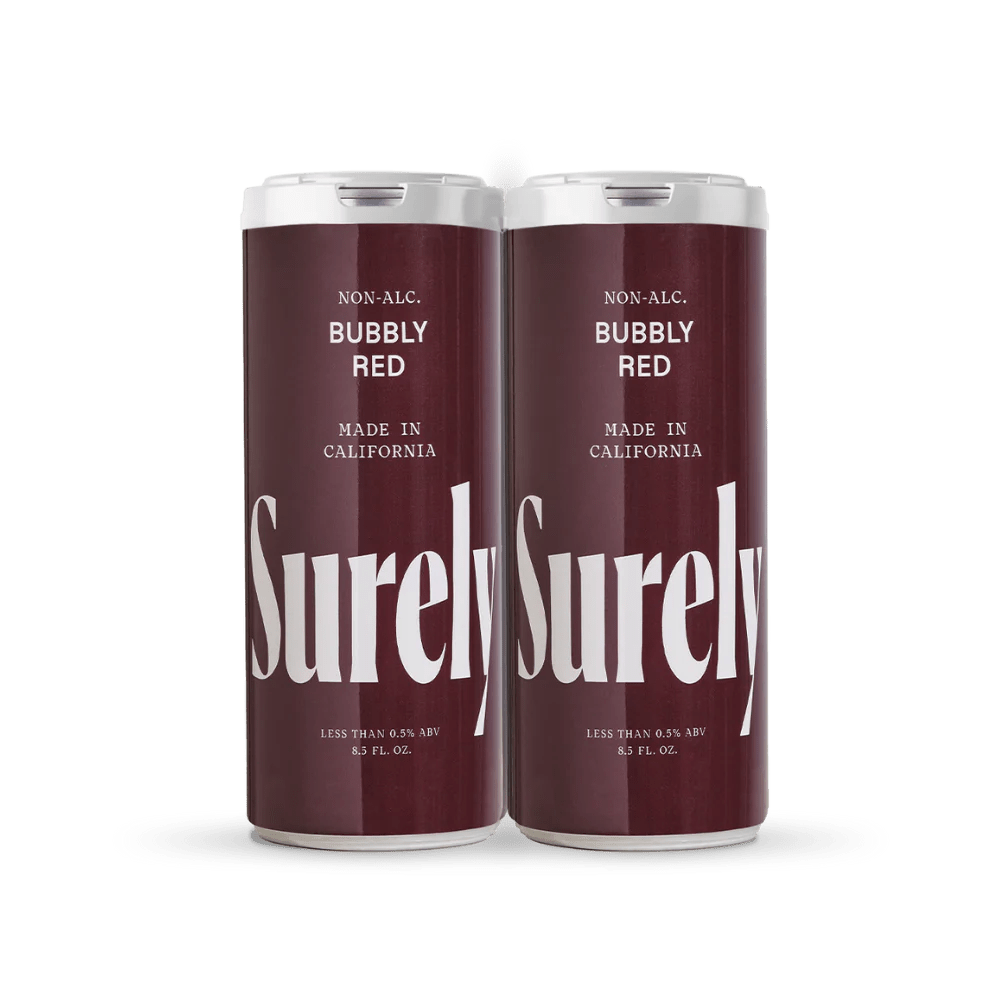 Surely Non - Alcoholic Bubbly Red (4 - Pack) - The Zero Proof