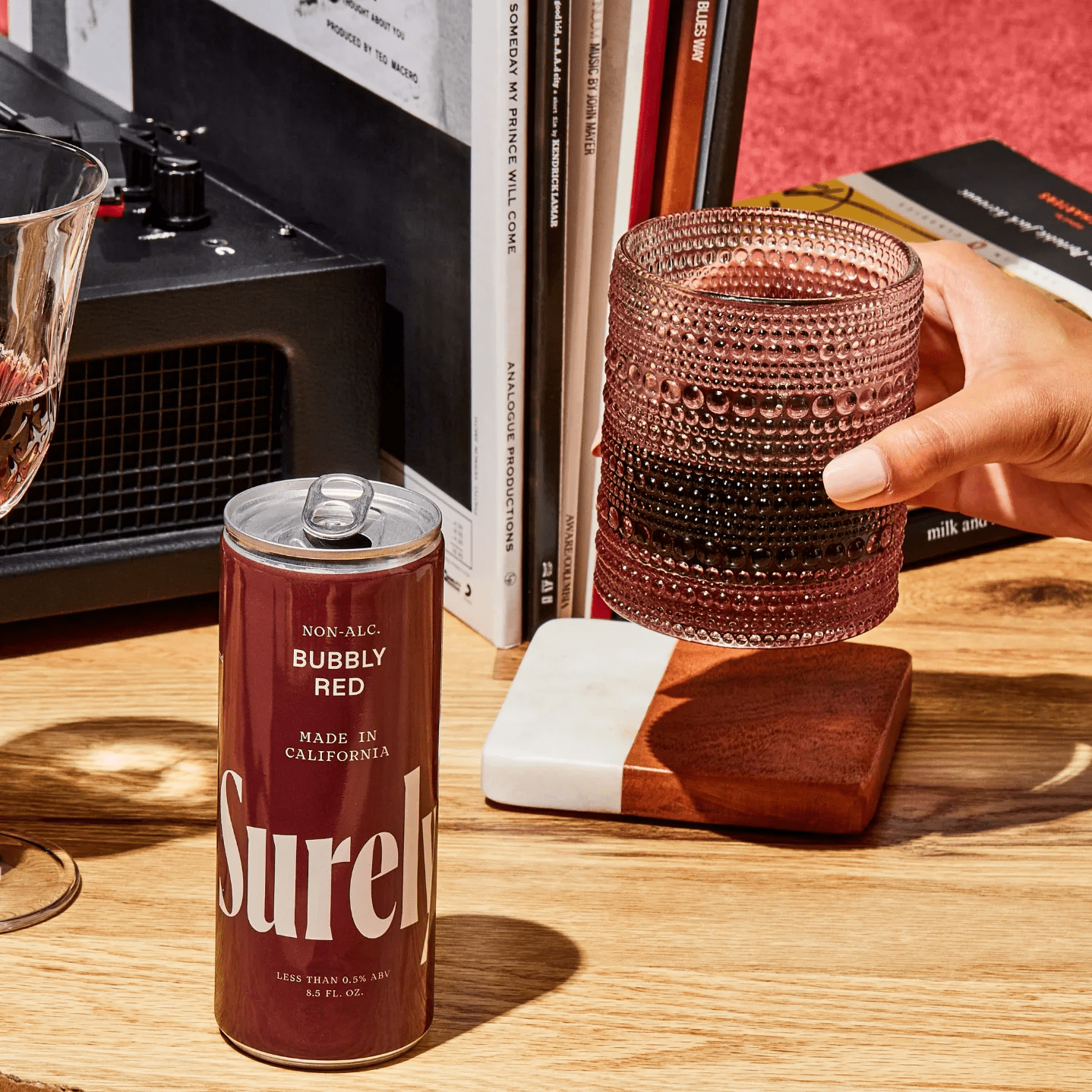 Surely Non - Alcoholic Bubbly Red (4 - Pack) - The Zero Proof