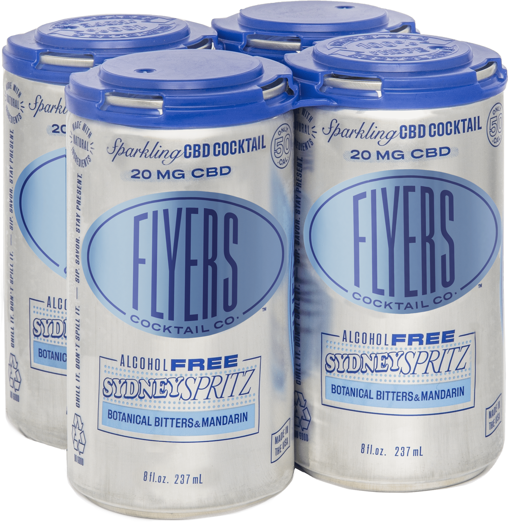 Sydney Spritz Sparkling CBD Cocktail (4 - pack) - The Zero Proof