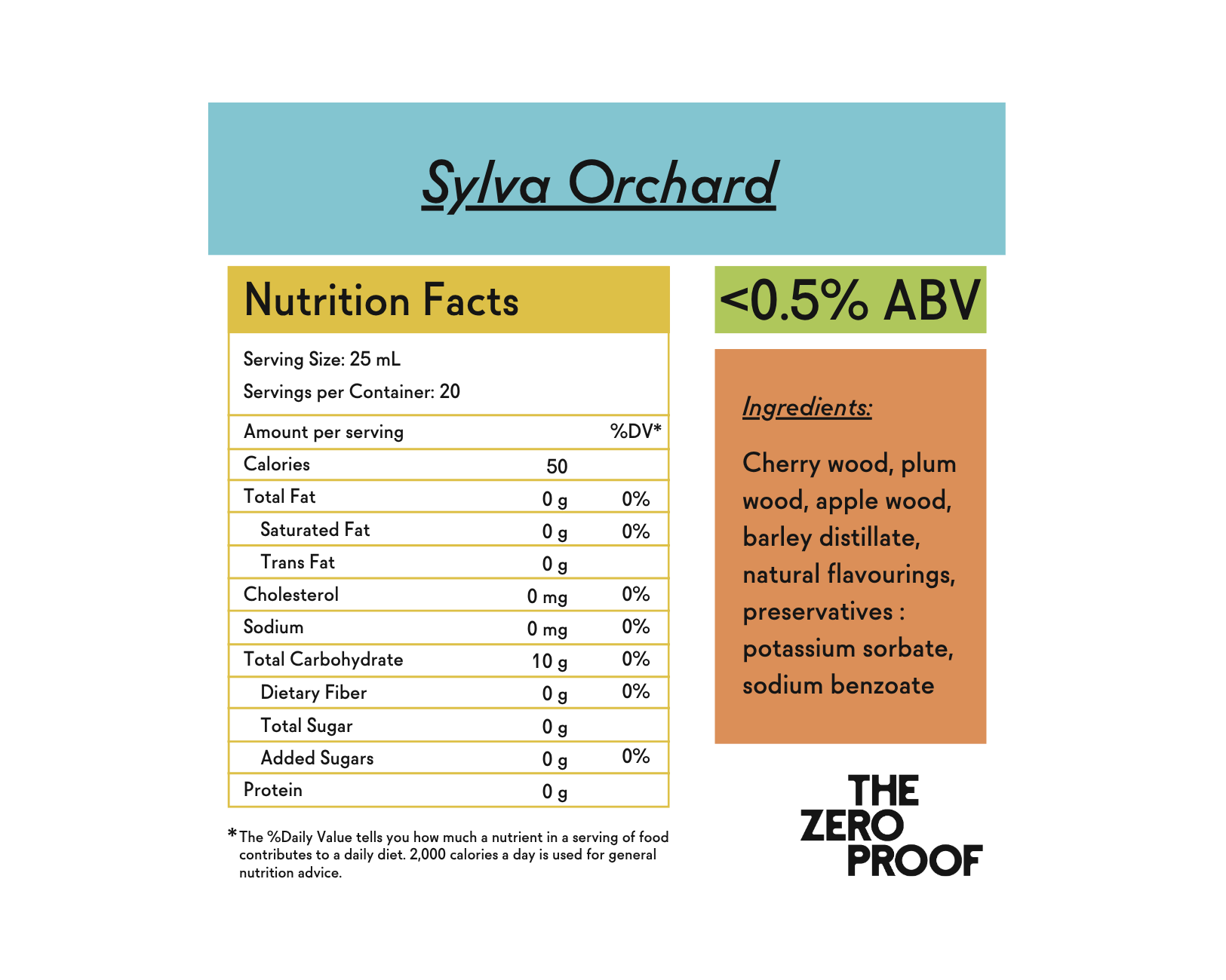 Sylva ORCHARD (500ml) - The Zero Proof