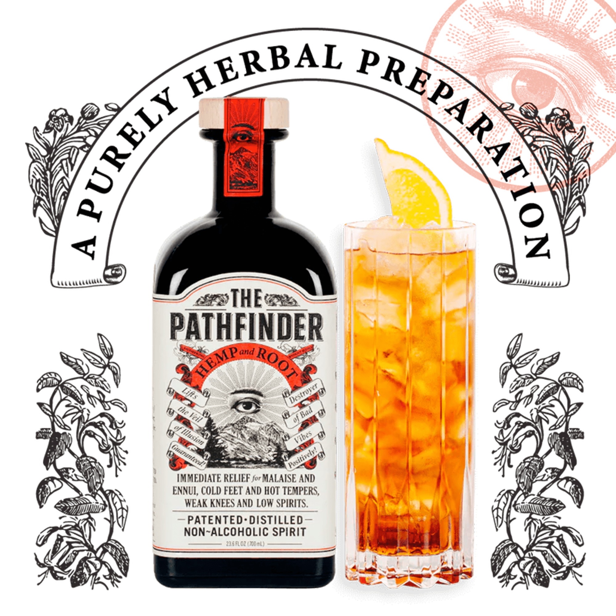 The Pathfinder Hemp & Root Non - Alcoholic Spirit - The Zero Proof