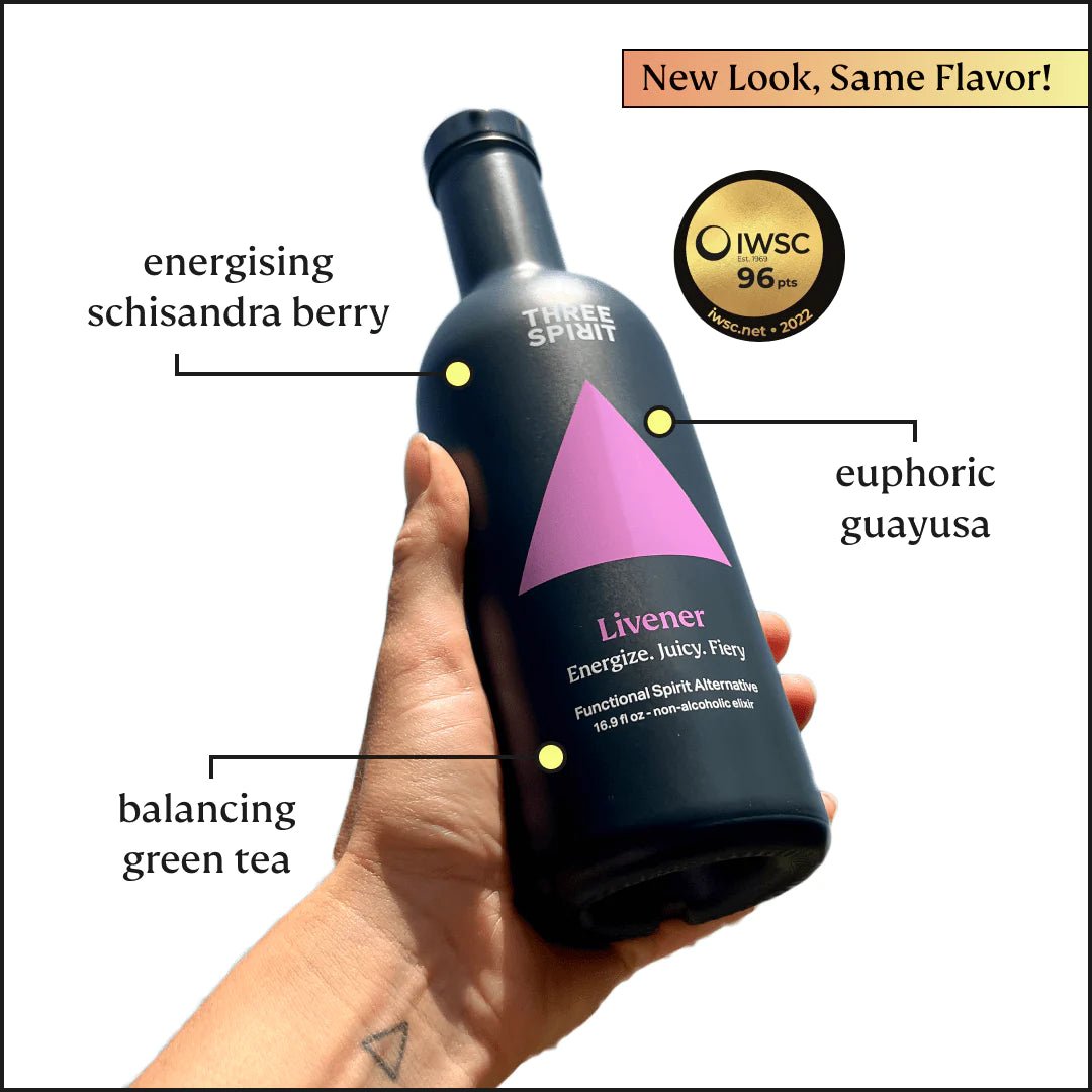 Three Spirit Livener Non-Alcoholic Spirit - The Zero Proof