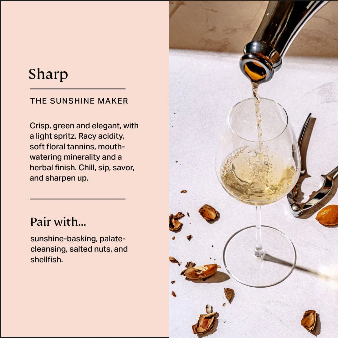 Three Spirit Sharp Non - Alcoholic White Wine - The Zero Proof