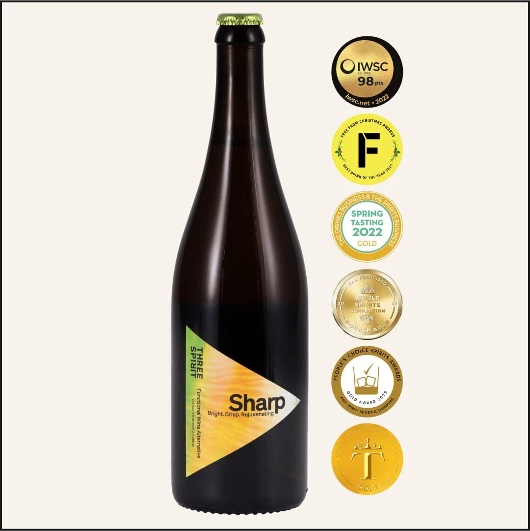 Three Spirit Sharp Non - Alcoholic White Wine - The Zero Proof