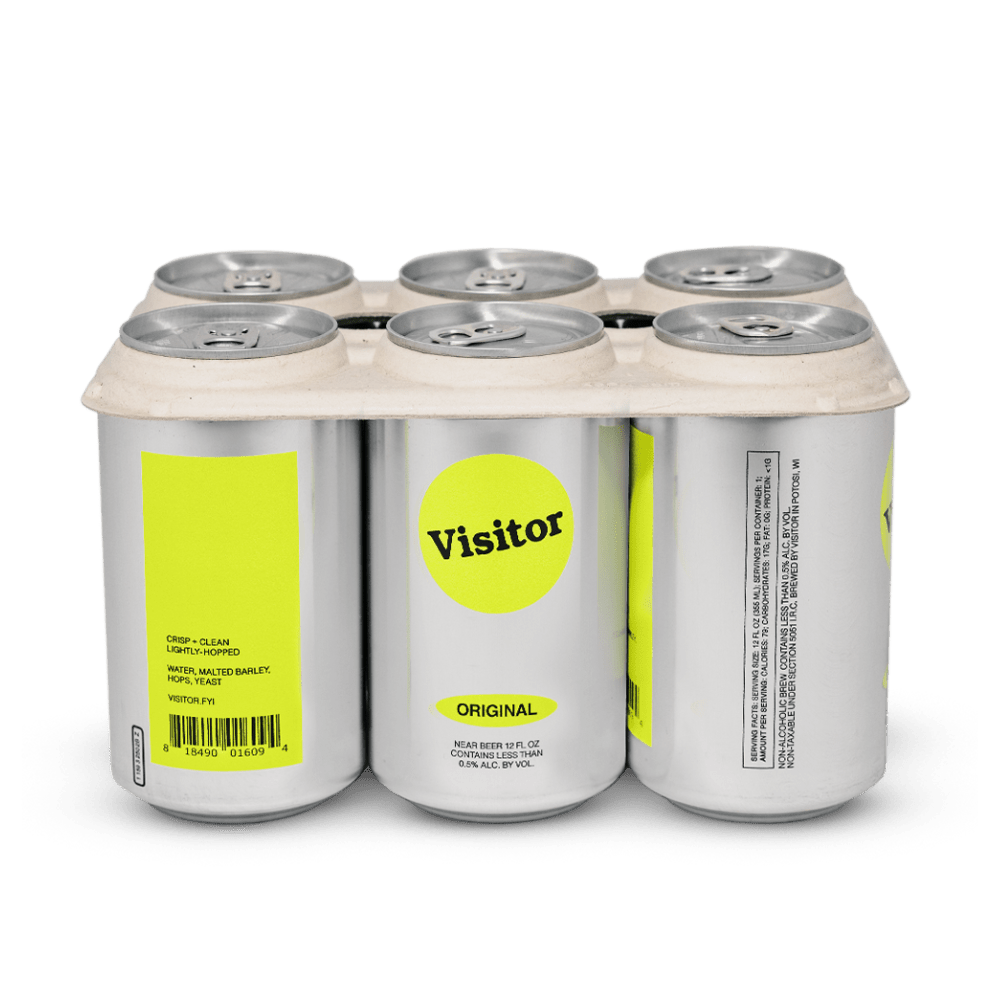 Visitor Original Lager Non - Alcoholic Beer - The Zero Proof