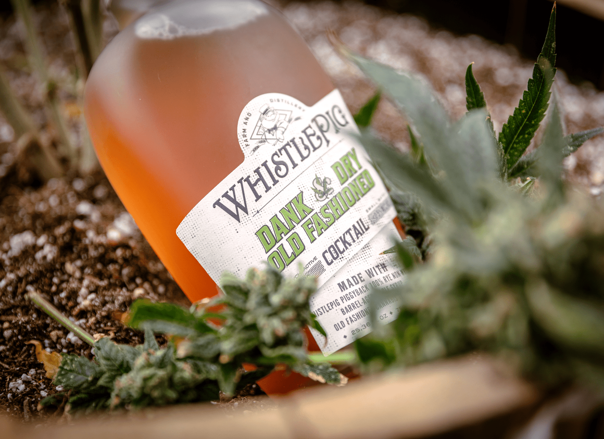 WhistlePig Dank & Dry Non - Alcoholic Old Fashioned (750ml) - The Zero Proof