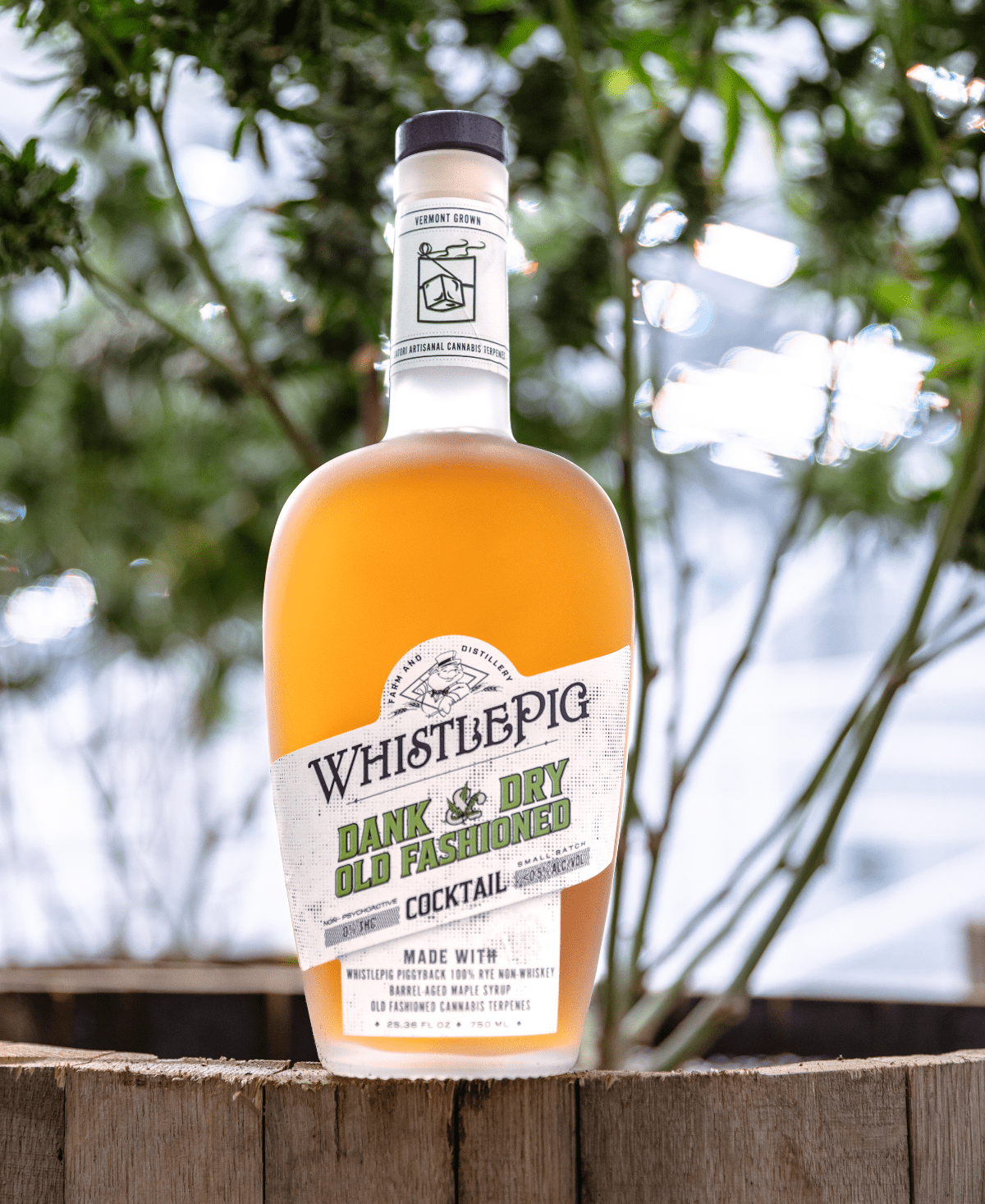 WhistlePig Dank & Dry Non - Alcoholic Old Fashioned (750ml) - The Zero Proof