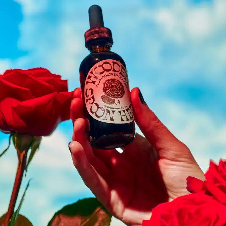 Wooden Spoon Herbs Rose - Colored Glasses Tincture - The Zero Proof