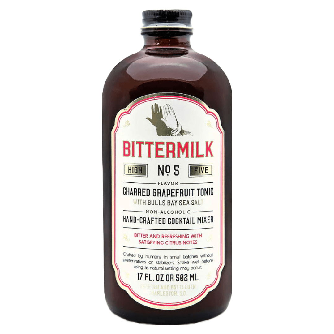 Bittermilk No. 5 Charred Grapefruit Tonic with Bulls Bay Sea Salt - zero-proof-shop