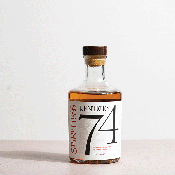 Spiritless Kentucky 74 Spiced Cinnamon Non-Alcoholic Whiskey Spiritless Kentucky 74 Spiced Cinnamon Non-Alcoholic Whiskey