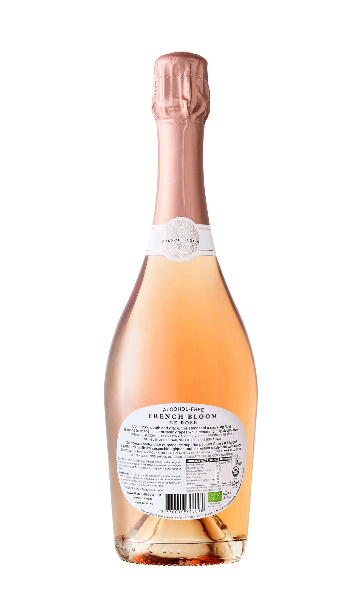 French Bloom Le Rosé Sparkling Rosé Wine - zero-proof-shop