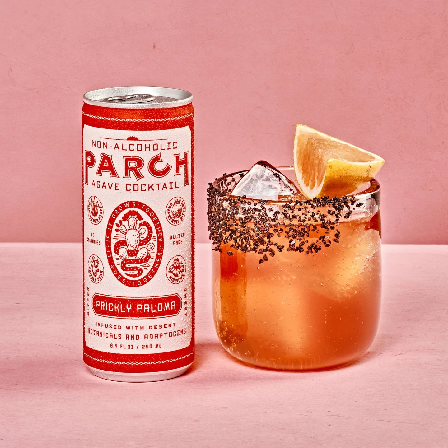 Parch Prickly Paloma Non-Alcoholic Agave Cocktail (4-pack) - zero-proof-shop