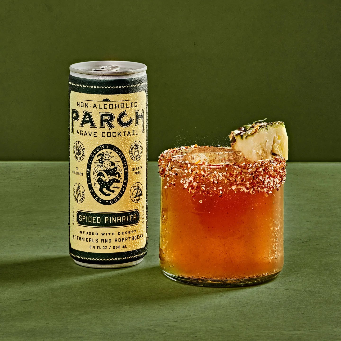 Parch Spiced Piñarita Non-Alcoholic Agave Cocktail (4-pack) - zero-proof-shop