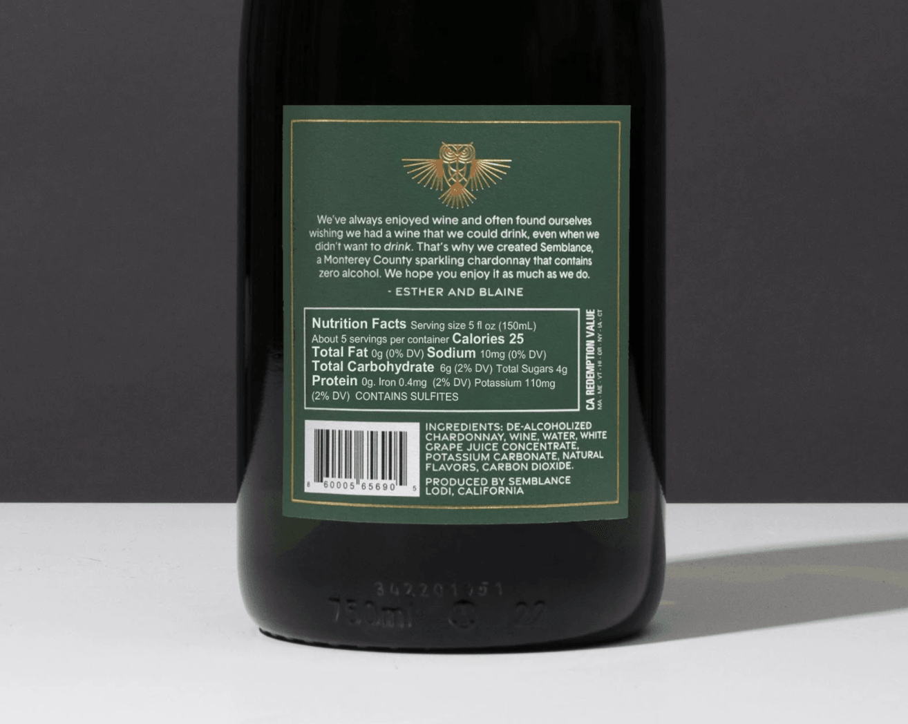 Semblance Sparkling Chardonnay - zero-proof-shop