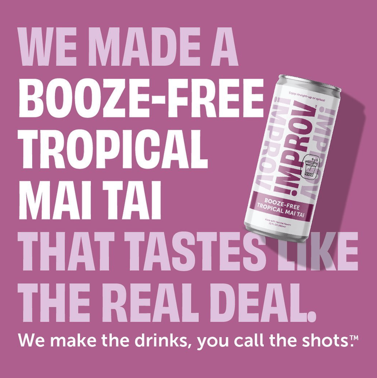 Improv Booze-Free Tropical Mai Tai (4-pack) - zero-proof-shop