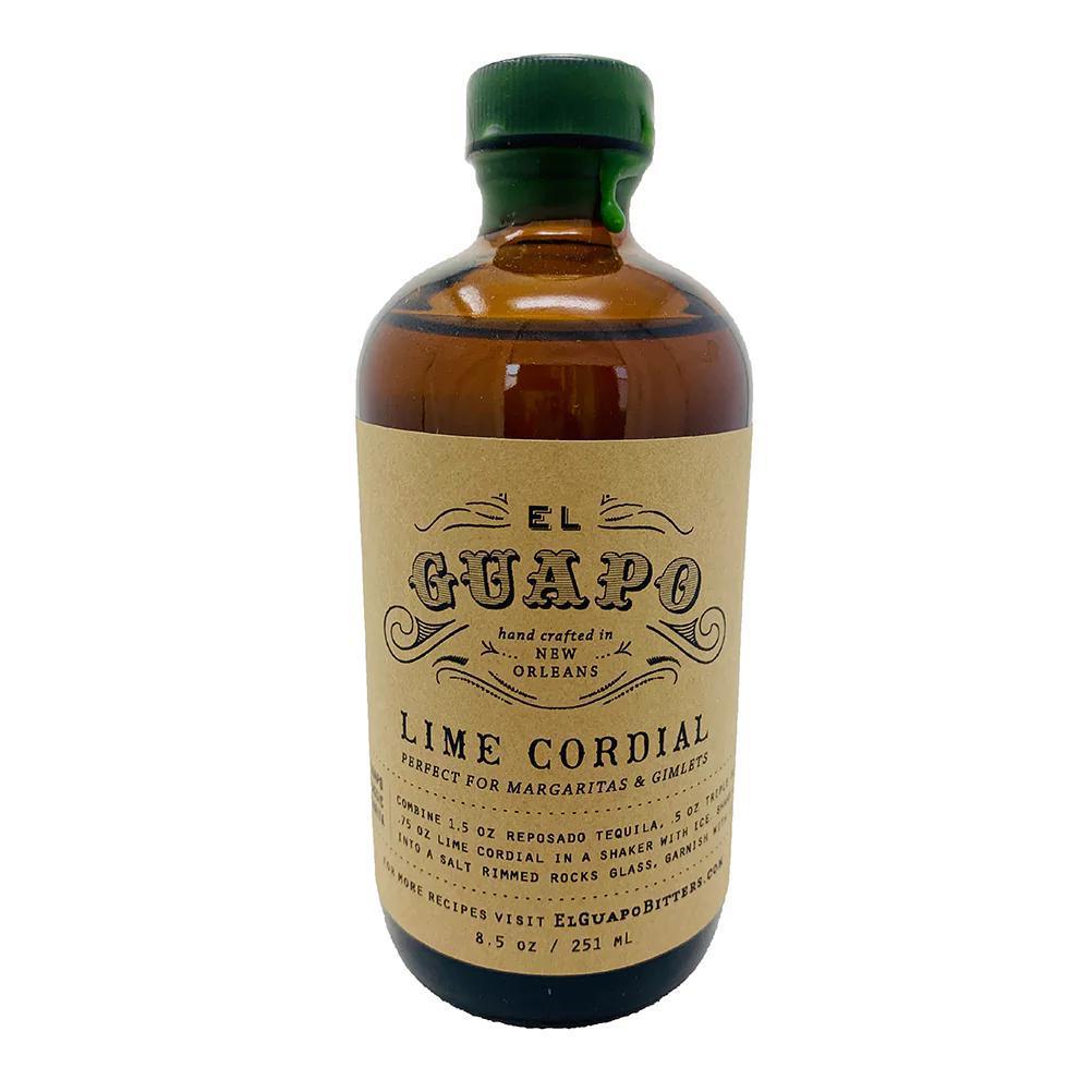 El Guapo Lime Cordial (16.5 oz) - zero-proof-shop