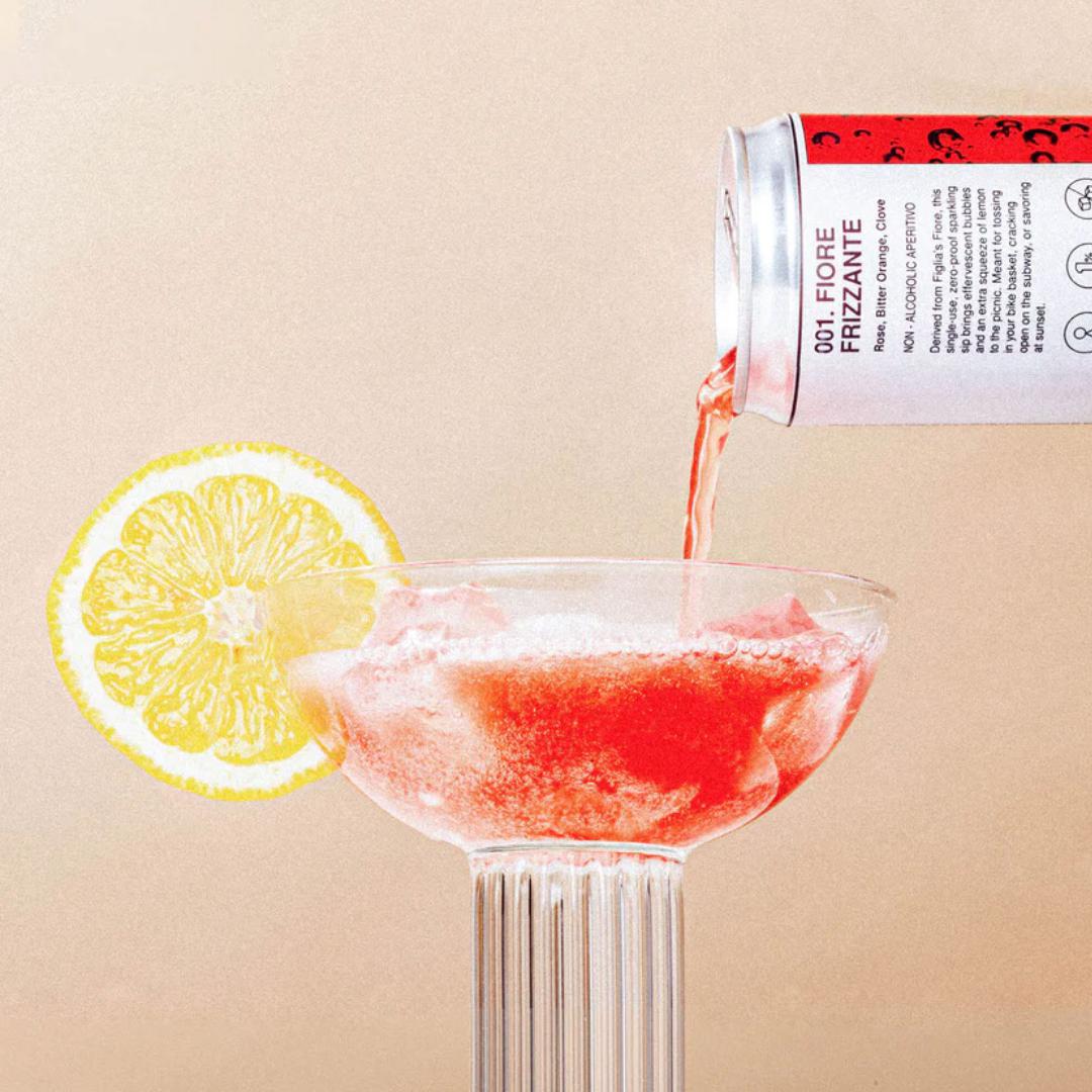 Figlia Fiore Frizzante - Non - Alcoholic Aperitivo - 8 oz Can - The Zero Proof