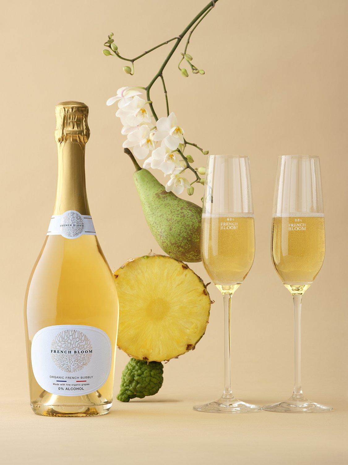 French Bloom Le Blanc Non - Alcoholic Sparkling White Wine - The Zero Proof