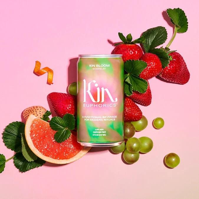 Kin Euphorics's Kin Bloom Non-Alcoholic Cocktail (Cans) | The Zero