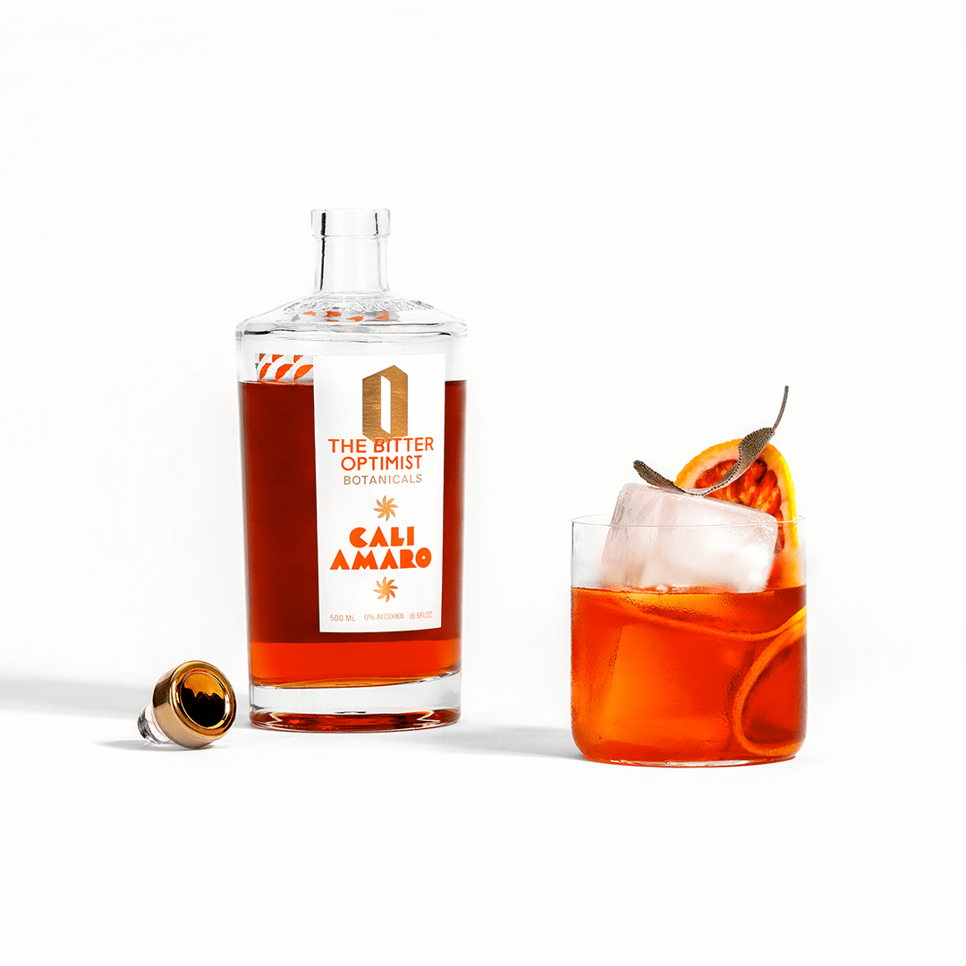 Optimist Botanicals Cali Amaro Non - Alcoholic Spirit - The Zero Proof
