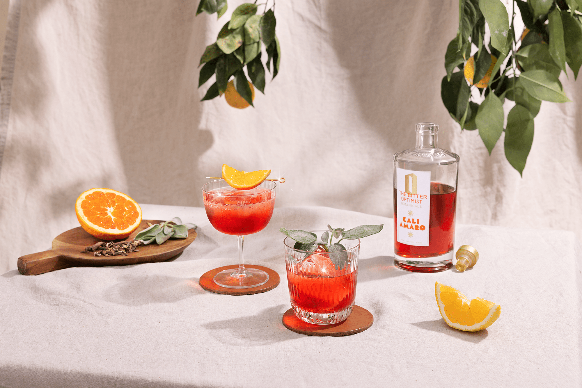 Optimist Botanicals Cali Amaro Non - Alcoholic Spirit - The Zero Proof