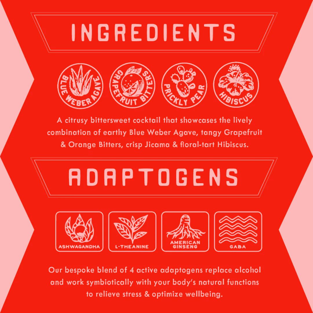 Parch Prickly Paloma Non - Alcoholic Cocktail (4 - Pack) - The Zero Proof