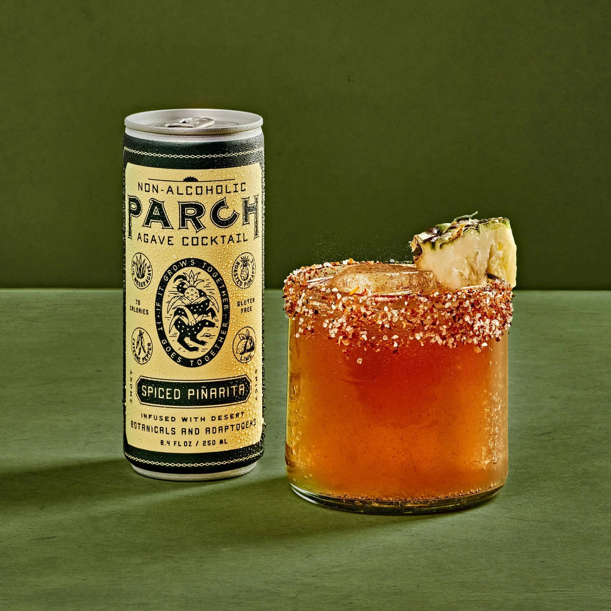unchnata × parva AW Parch's Spiced Piñarita Non-Alcoholic Cocktail (Cans) | The Zero Proof
