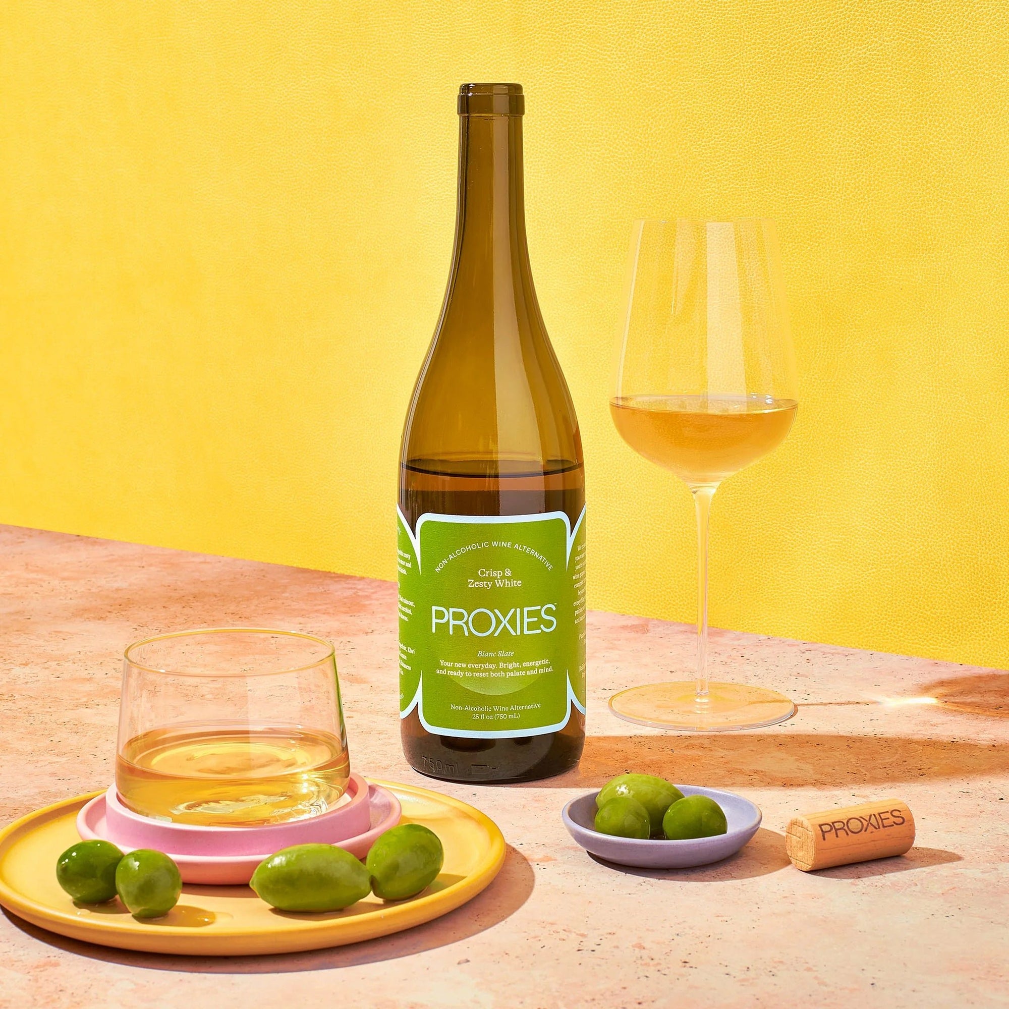 Proxies Blanc Slate Non - Alcoholic White Wine - The Zero Proof