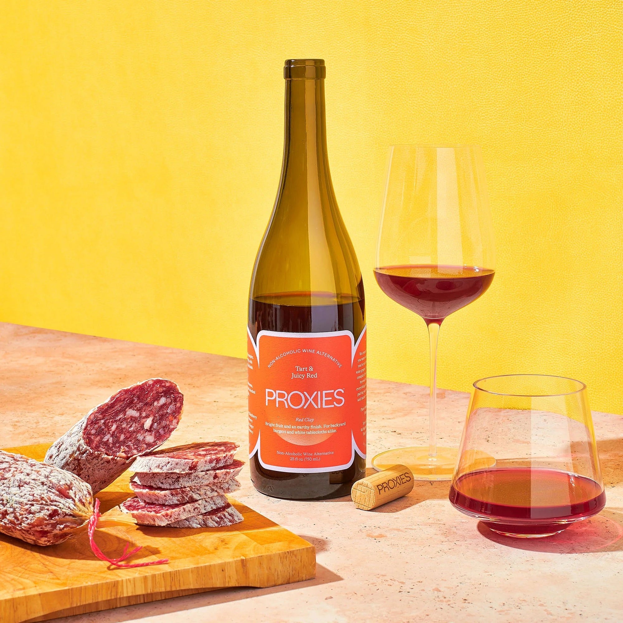 Proxies Red Clay Non - Alcoholic Red Wine - The Zero Proof