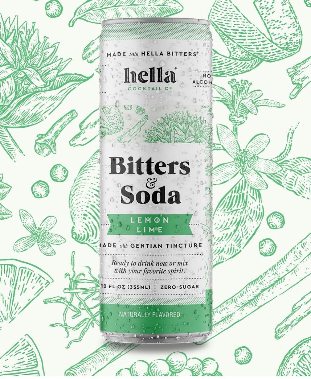 Hella Bitters and Soda Lemon Lime (4-pack) - zero-proof-shop