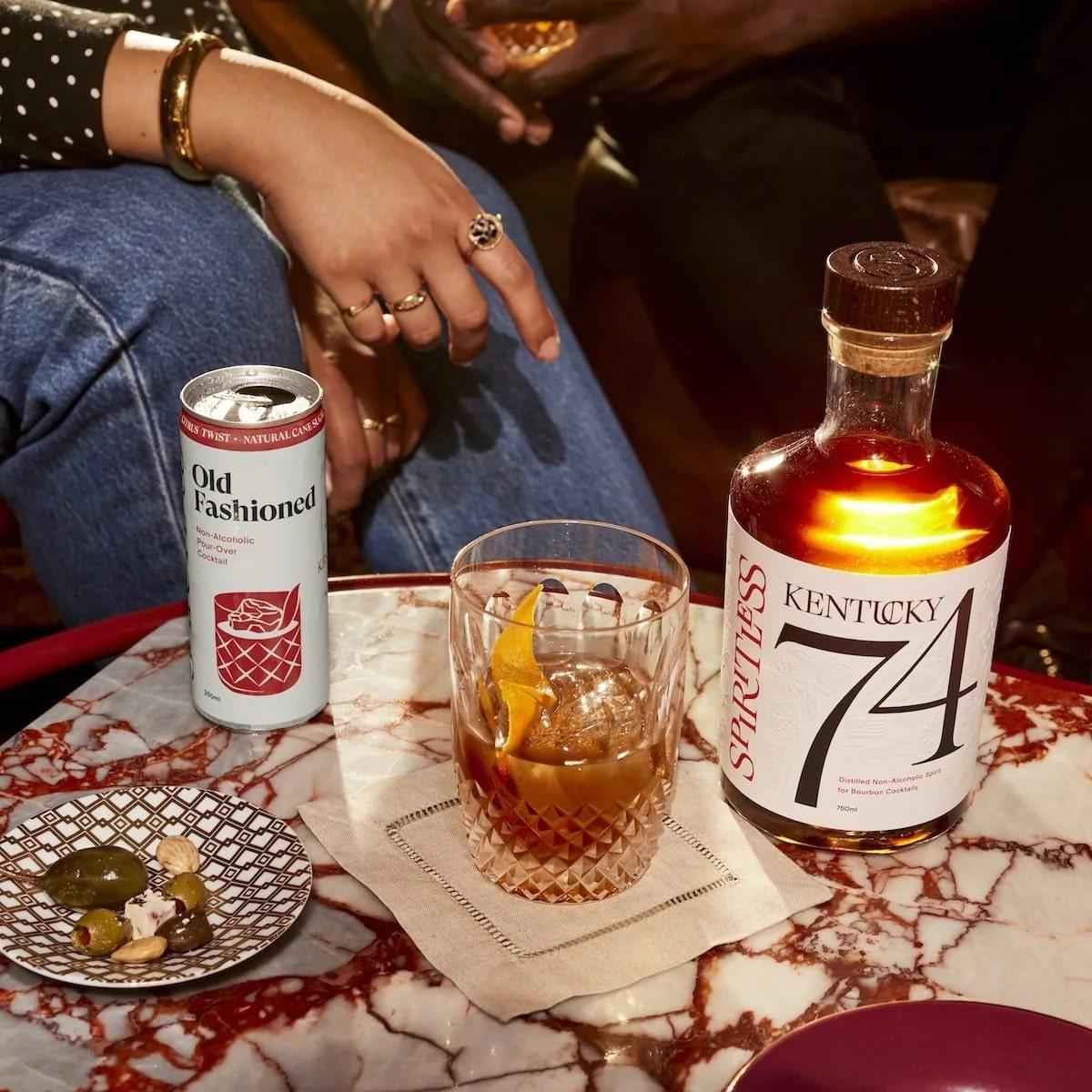 Spiritless Old Fashioned Pour - Over Non - Alcoholic Cocktail (4 - Pack) - The Zero Proof